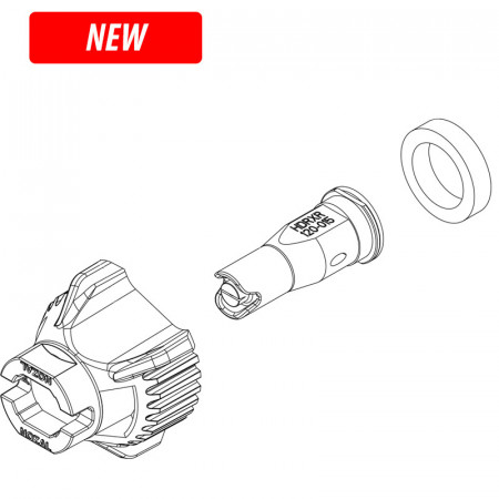 Buse monobloc HDRX-A - Céramique 120° NOZAL