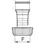 Joint plat 15 x 11 mm épaisseur 2 mm NYLON