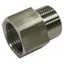 Jonction en inox 1"F BSP x 1"M NPT