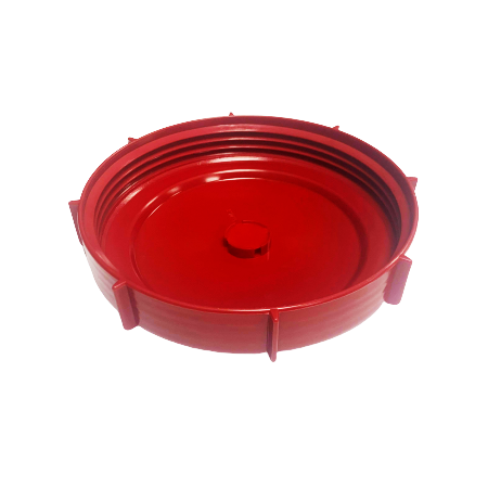 Couvercle de cuve rouge filetage F 220 mm - clapet d'aspiration HARDI