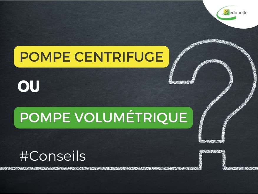 Différence entre pompe centrifuge et pompe volumétrique : je vous explique tout