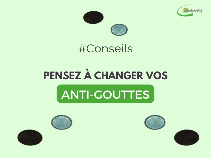 Pensez à changer vos anti-gouttes