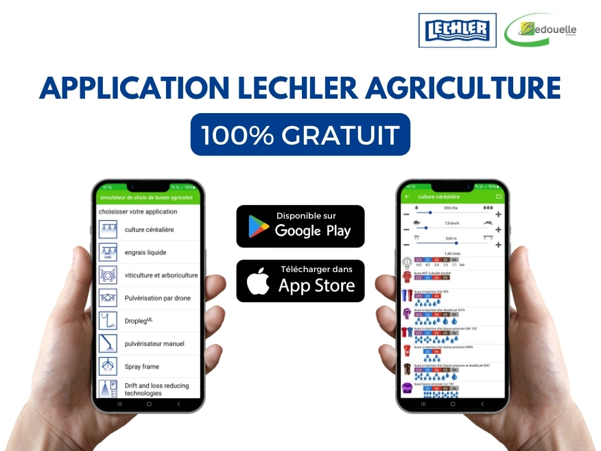 Application LECHLER Agriculture sur iOS/Android