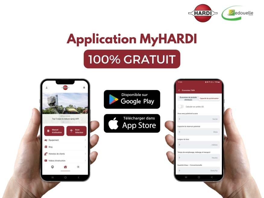 Application HARDI sur Smartphone iOS/Android